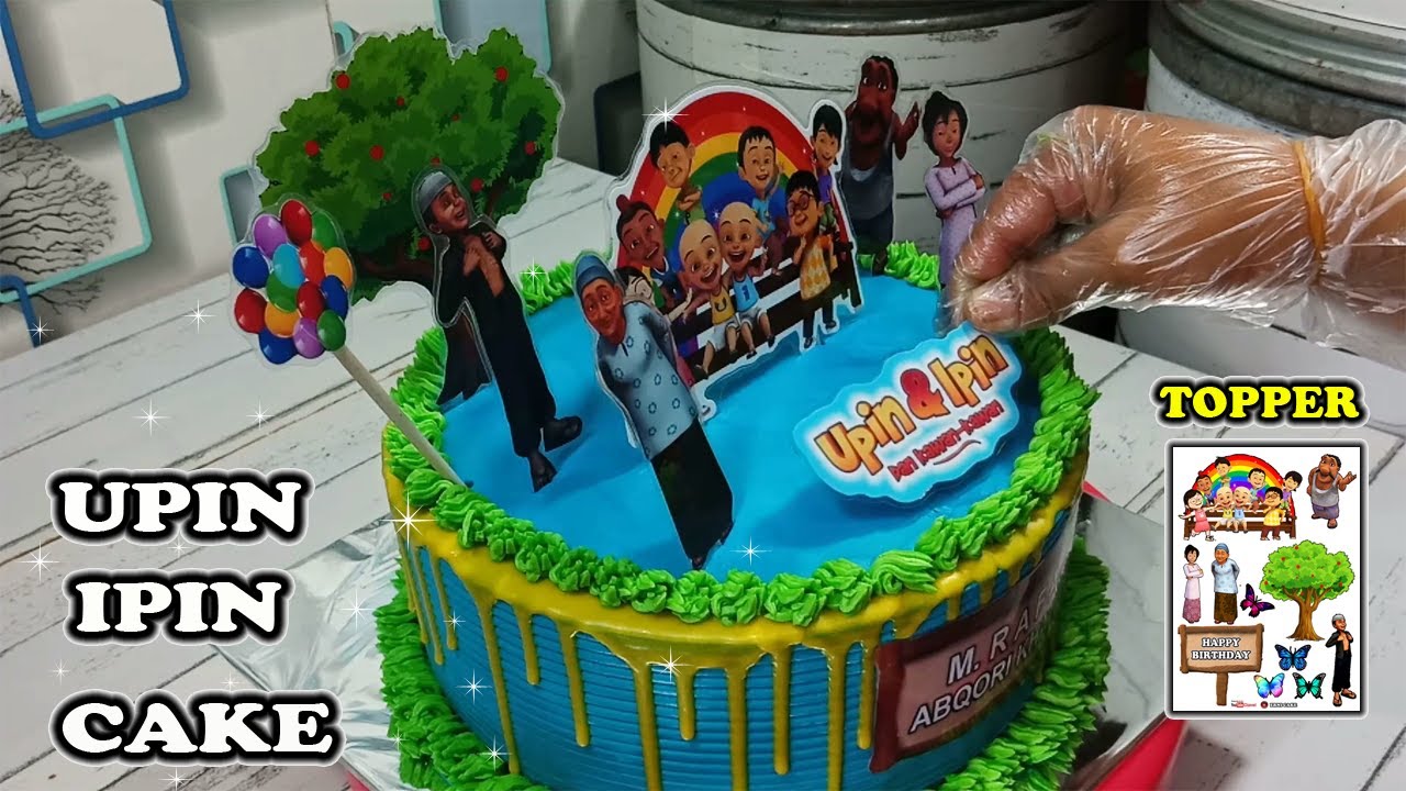 Detail Gambar Kue Ultah Upin Ipin Nomer 32