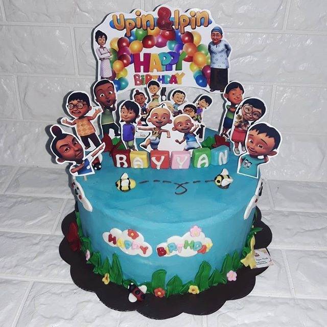 Detail Gambar Kue Ultah Upin Ipin Nomer 43