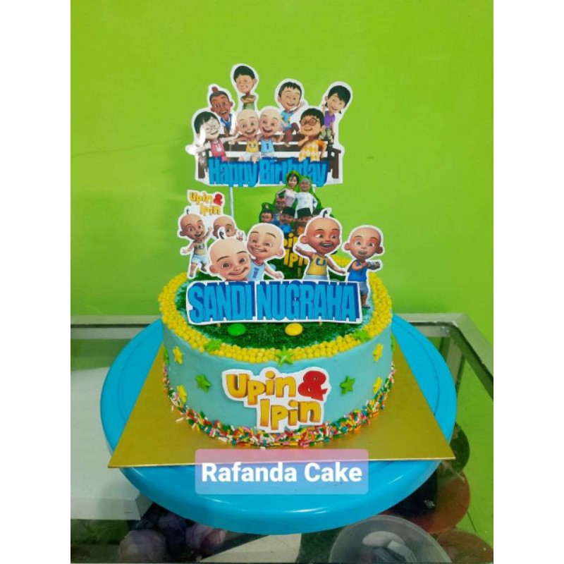 Detail Gambar Kue Ultah Upin Ipin Nomer 47