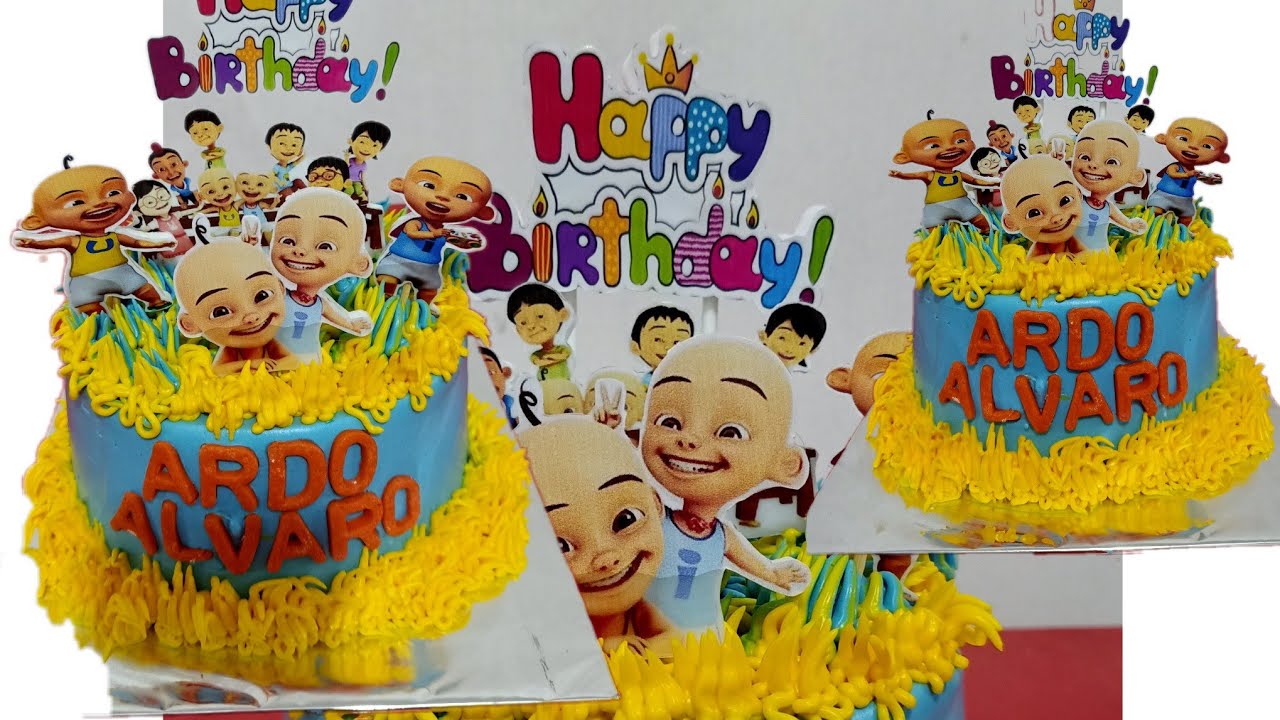 Detail Gambar Kue Ultah Upin Ipin Nomer 49