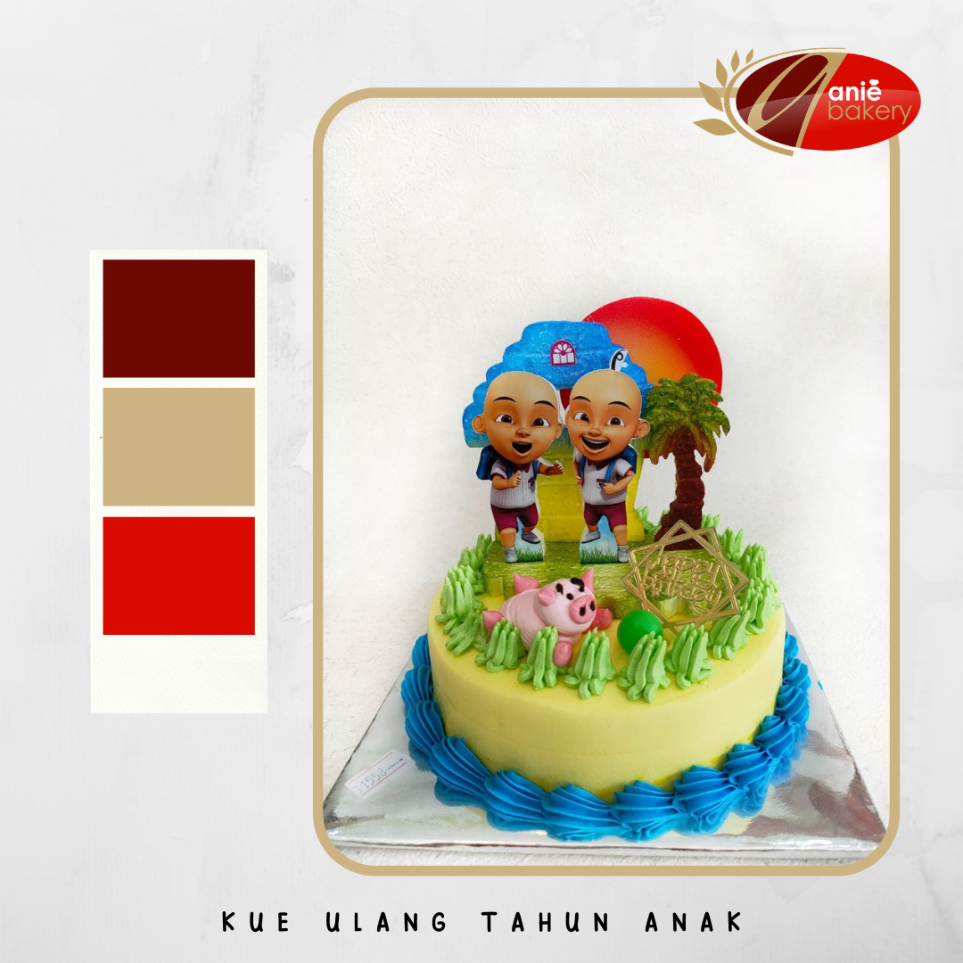 Detail Gambar Kue Ultah Upin Ipin Nomer 51