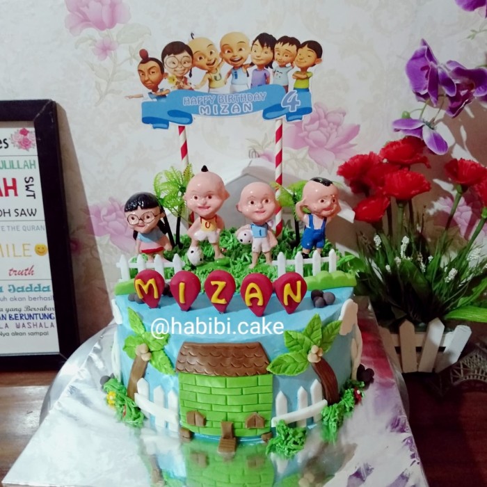 Detail Gambar Kue Ultah Upin Ipin Nomer 7