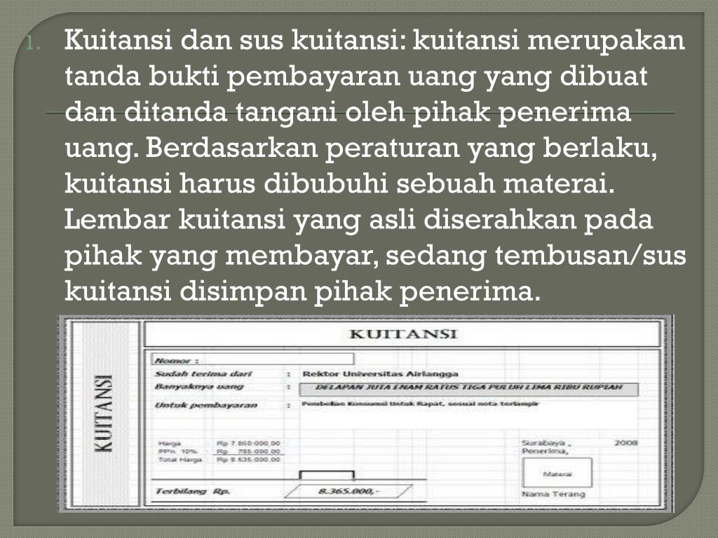 Detail Gambar Kuitansi Dan Sus Kuitansi Nomer 14