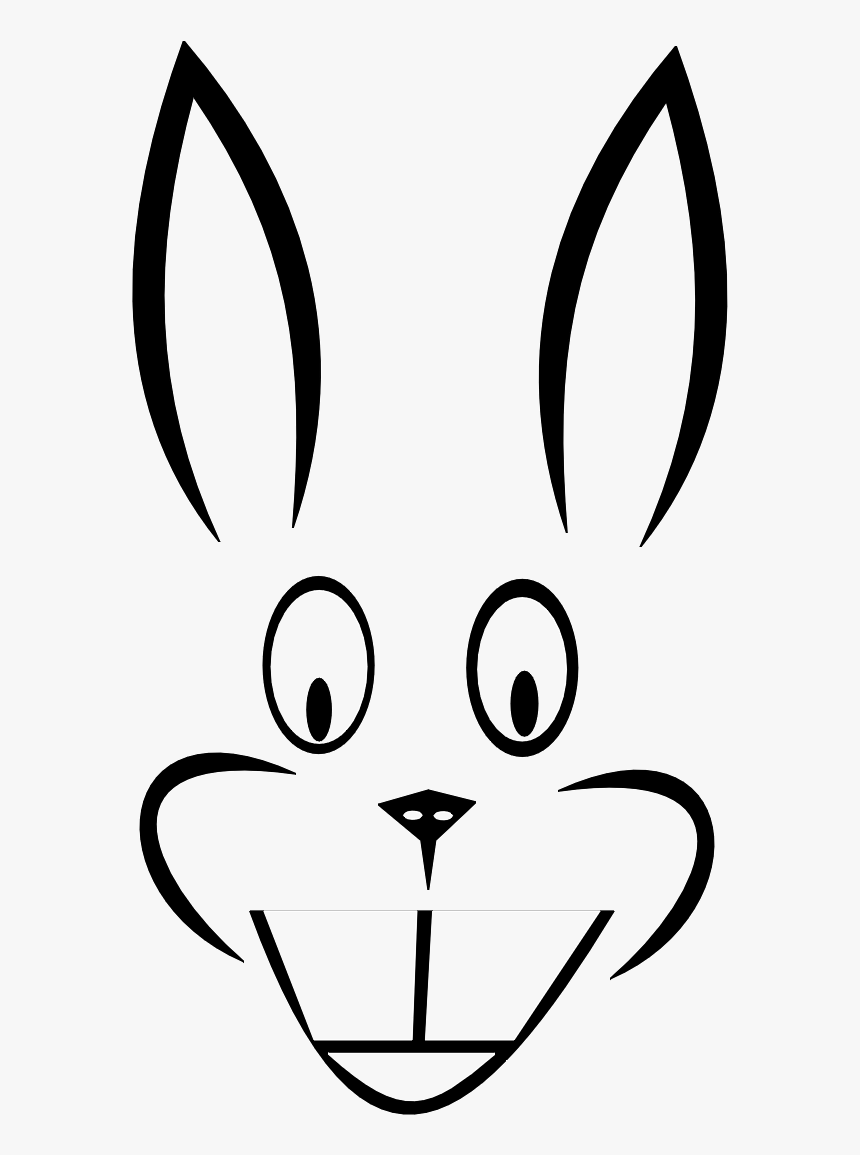 Bunny Ears Clipart Black And White - KibrisPDR