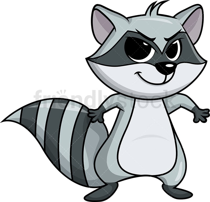 Detail Cartoon Raccoon Png Nomer 11
