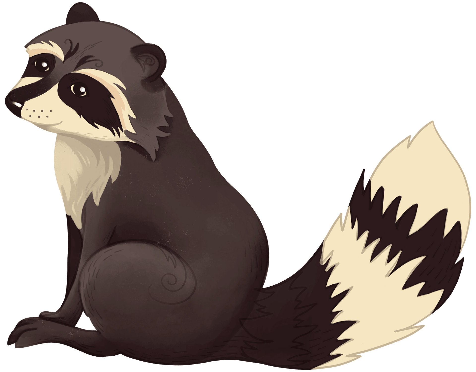 Detail Cartoon Raccoon Png Nomer 16