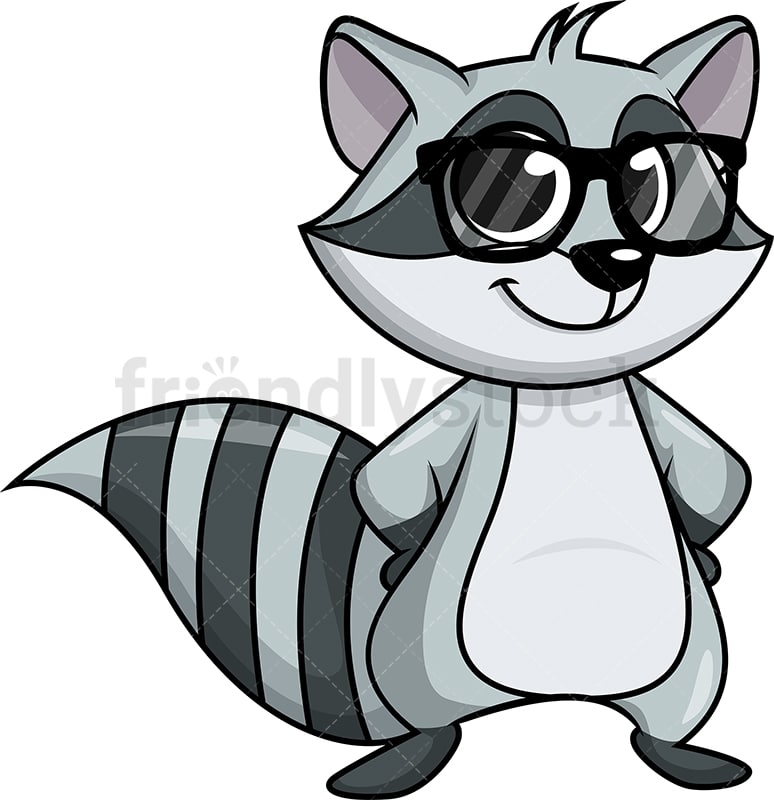 Detail Cartoon Raccoon Png Nomer 6
