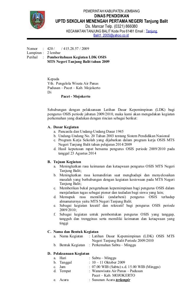 Detail Contoh Proposal Kegiatan Singkat Nomer 22