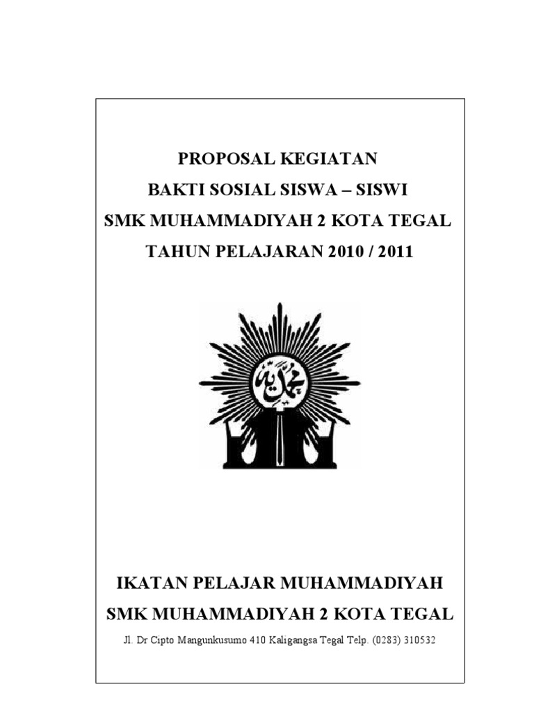 Detail Contoh Proposal Kegiatan Sosial Nomer 17