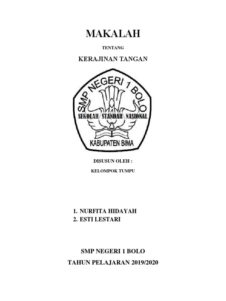 Detail Contoh Proposal Kerajinan Tangan Nomer 6