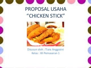 Detail Contoh Proposal Kewirausahaan Makanan Nomer 24