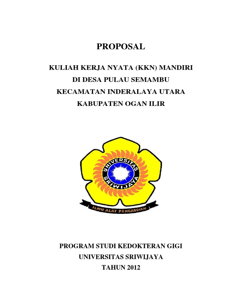 Detail Contoh Proposal Kkn Nomer 19