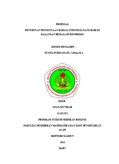 Detail Contoh Proposal Kualitatif Nomer 2