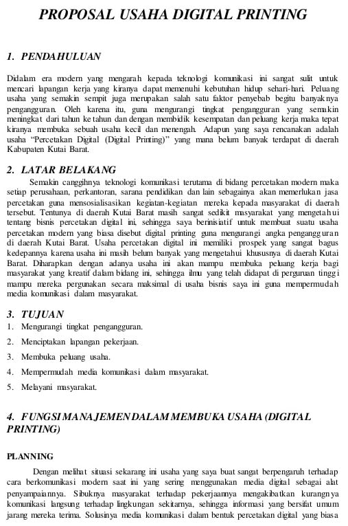 Detail Contoh Proposal Lengkap Nomer 40