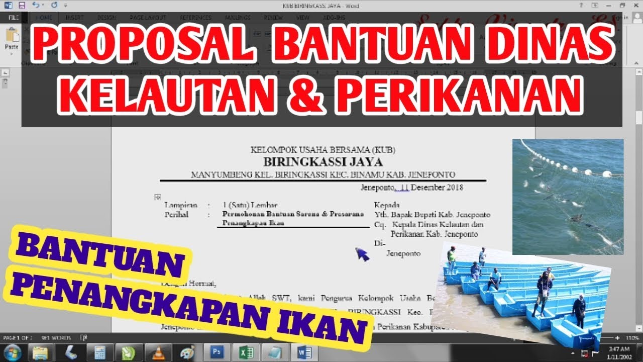 Detail Contoh Proposal Nelayan Nomer 40