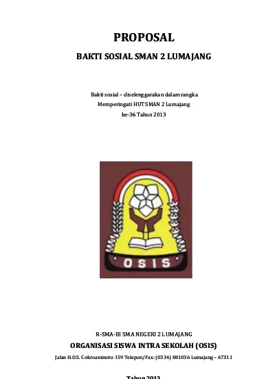 Detail Contoh Proposal Osis Nomer 37