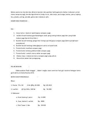 Detail Contoh Proposal Pameran Nomer 13