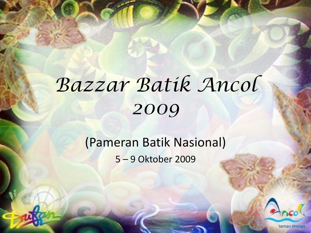 Detail Contoh Proposal Pameran Batik Nomer 35