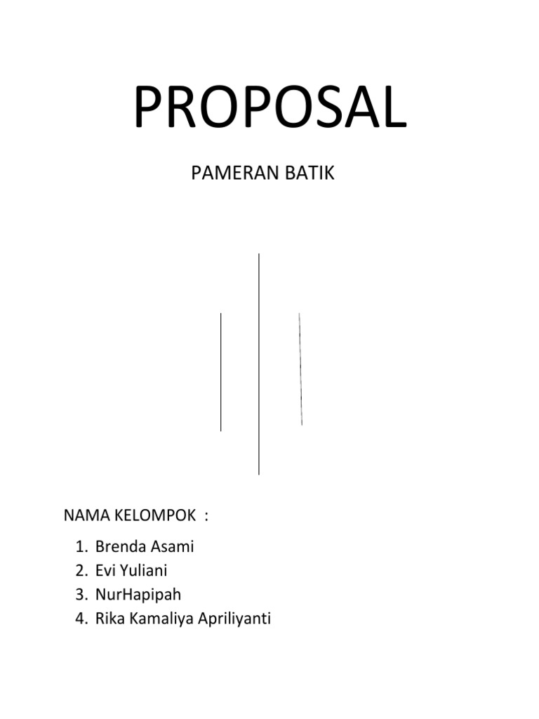 Detail Contoh Proposal Pameran Batik Nomer 7