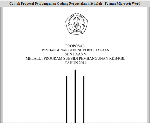 Detail Contoh Proposal Pembangunan Nomer 22