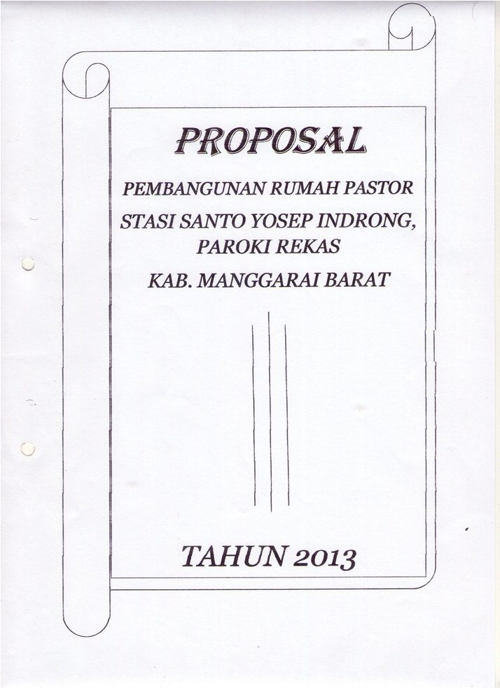 Detail Contoh Proposal Pembangunan Gereja Nomer 47