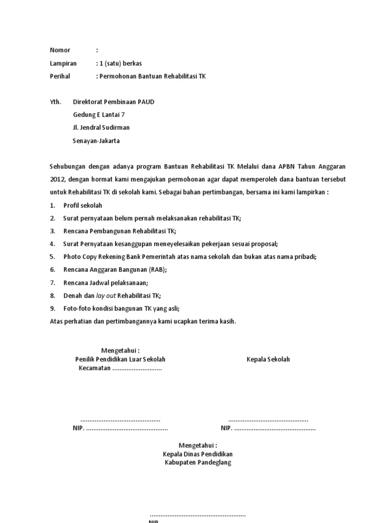 Detail Contoh Proposal Pembangunan Sekolah Nomer 31
