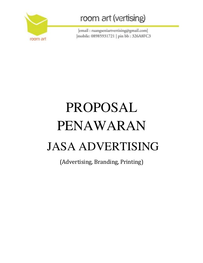 Detail Contoh Proposal Penawaran Jasa Nomer 7