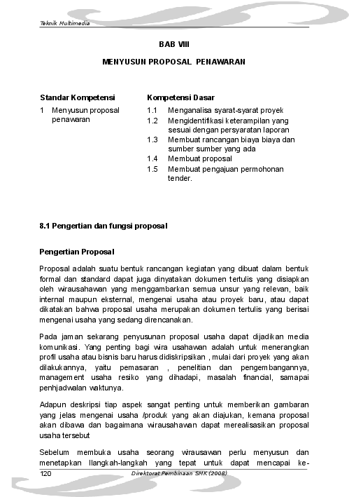 Detail Contoh Proposal Penawaran Proyek Nomer 49