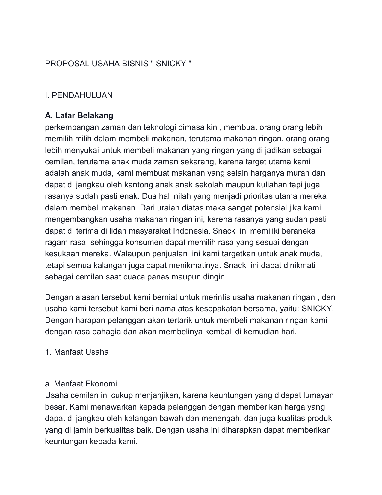 Detail Contoh Proposal Pendek Nomer 54