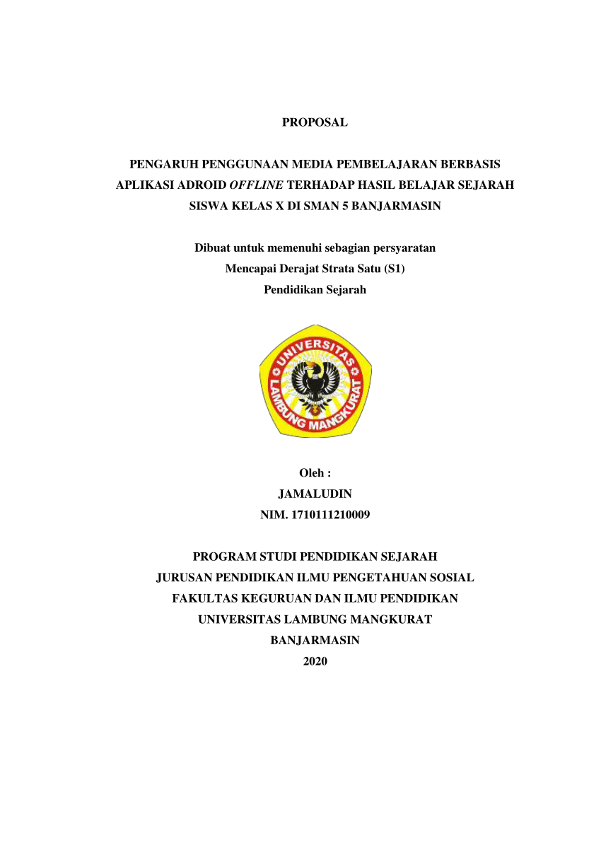 Detail Contoh Proposal Pendidikan Nomer 15
