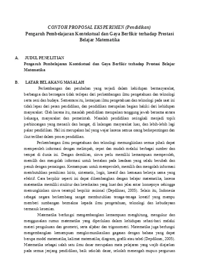 Detail Contoh Proposal Pendidikan Nomer 40