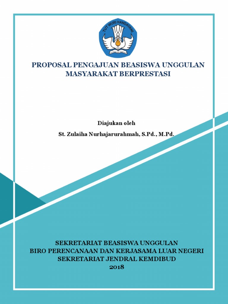 Detail Contoh Proposal Pengajuan Beasiswa Nomer 19