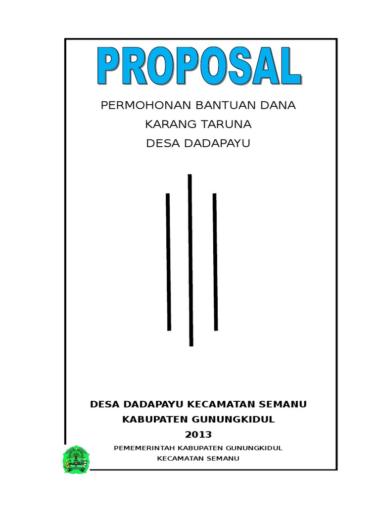 Detail Contoh Proposal Pengajuan Dana Karang Taruna Nomer 20