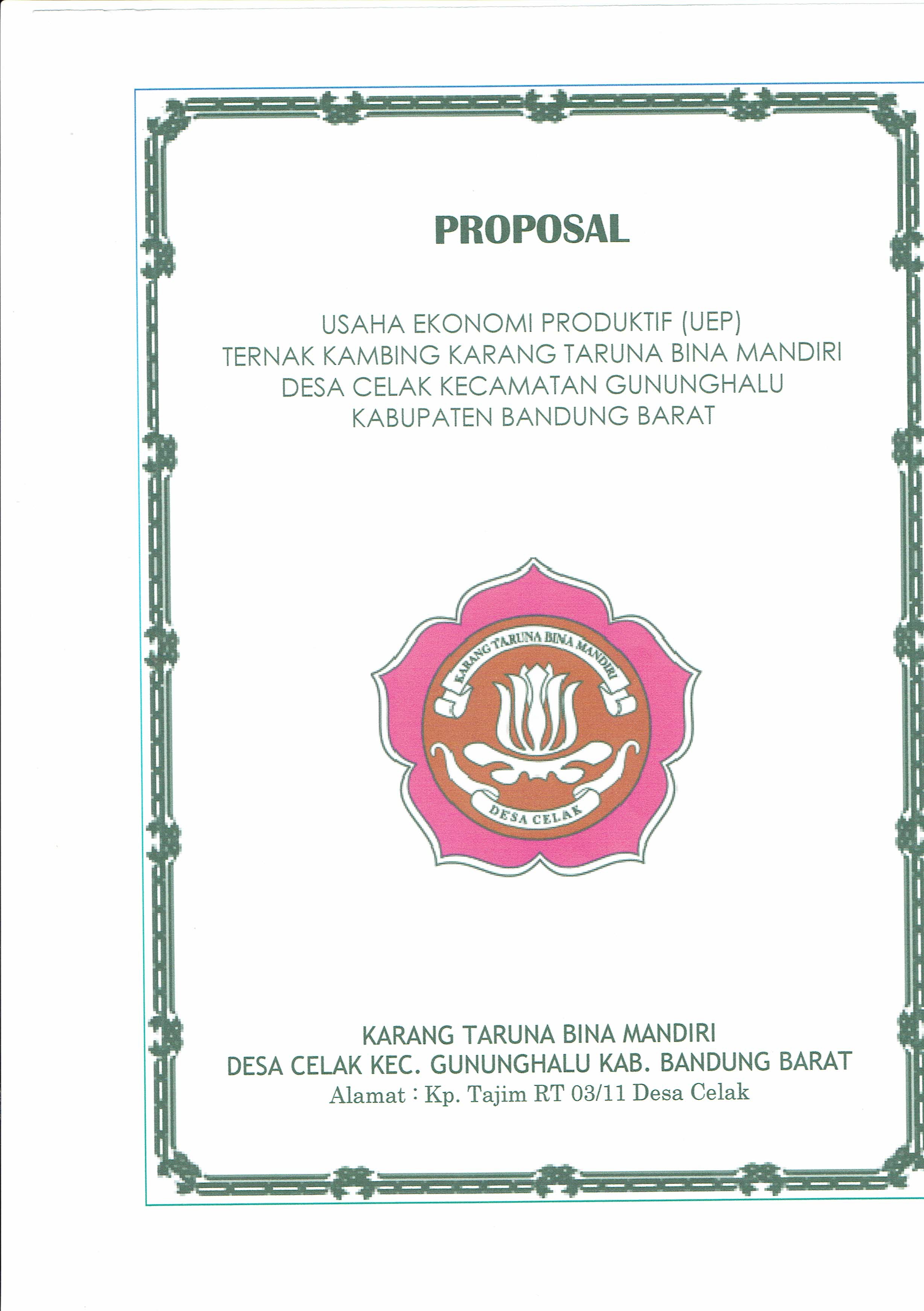 Detail Contoh Proposal Pengajuan Dana Karang Taruna Nomer 21