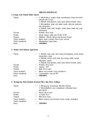 Detail Contoh Proposal Pengajuan Dana Karang Taruna Nomer 40