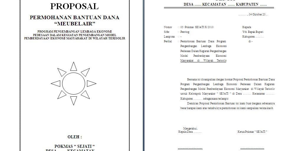 Detail Contoh Proposal Pengajuan Kegiatan Nomer 15