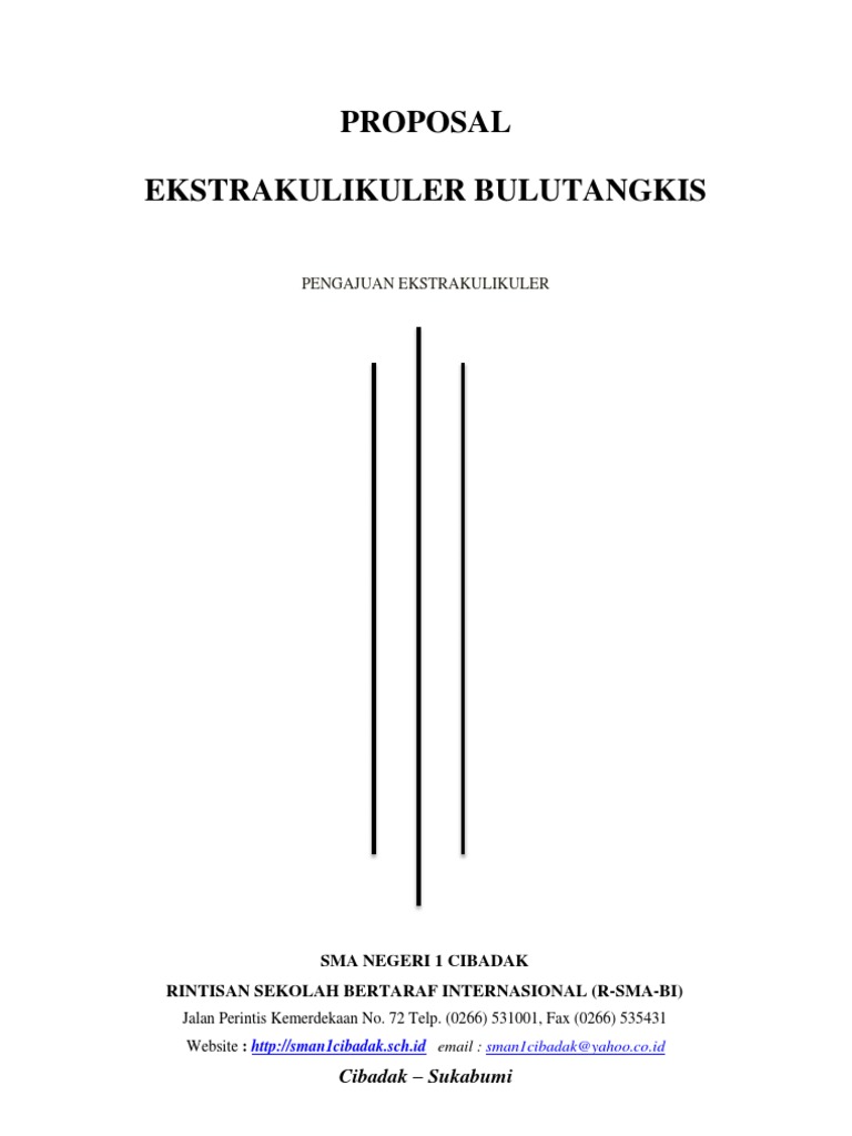 Detail Contoh Proposal Pengajuan Kegiatan Nomer 8