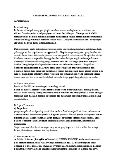 Detail Contoh Proposal Penjualan Nomer 42