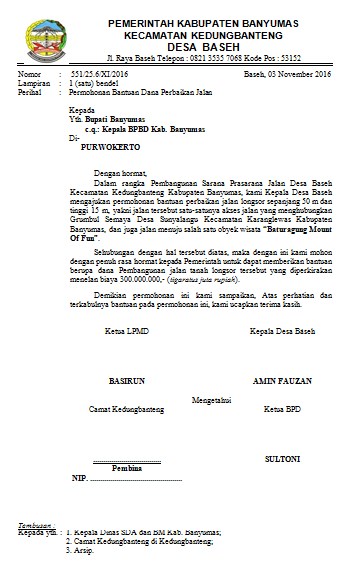 Detail Contoh Proposal Perbaikan Jalan Nomer 13