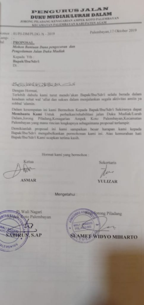 Detail Contoh Proposal Perbaikan Jalan Nomer 14