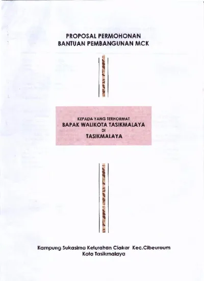 Detail Contoh Proposal Perbaikan Jalan Nomer 48