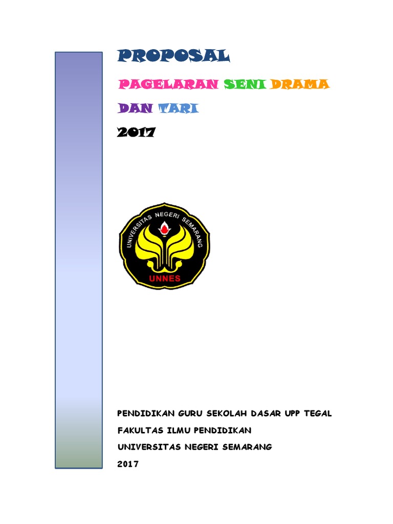 Detail Contoh Proposal Pergelaran Tari Nomer 2