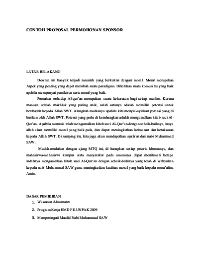 Detail Contoh Proposal Permohonan Nomer 28