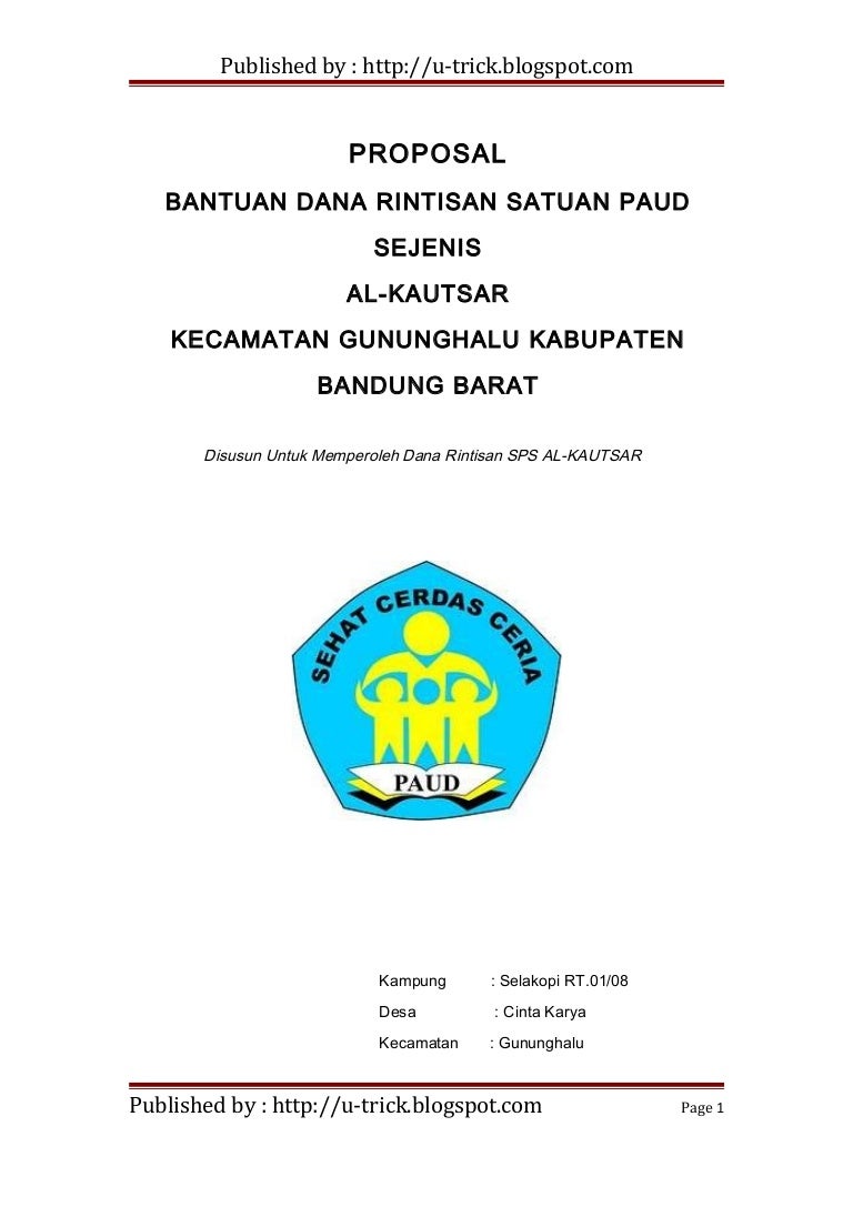 Detail Contoh Proposal Permohonan Bantuan Dana Ke Perusahaan Nomer 34