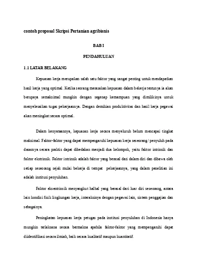 Detail Contoh Proposal Pertanian Nomer 15