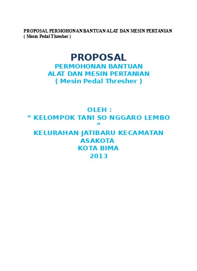 Detail Contoh Proposal Pertanian Nomer 20