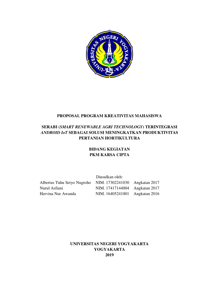 Detail Contoh Proposal Pkm Nomer 19