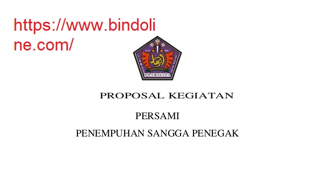 Detail Contoh Proposal Pramuka Nomer 41