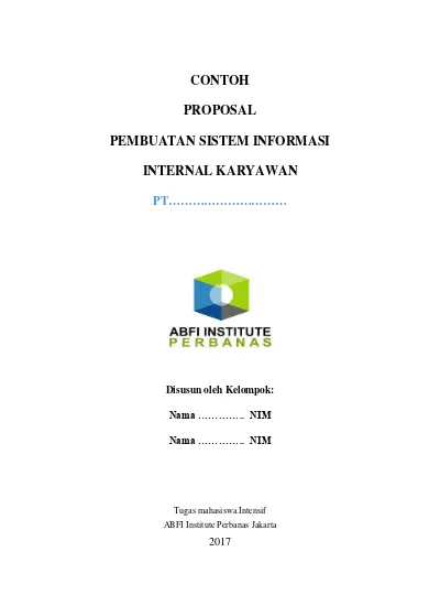 Detail Contoh Proposal Proyek Nomer 12