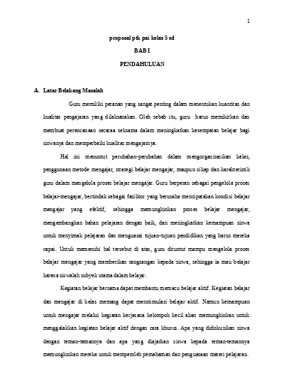 Detail Contoh Proposal Ptk Pai Nomer 7